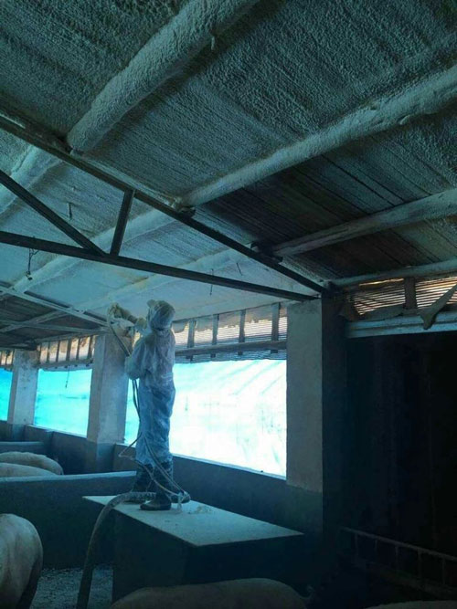 頂棚保溫發泡 緊密貼合聚氨酯噴涂機(圖3) 頂棚保溫發泡緊密貼合案例