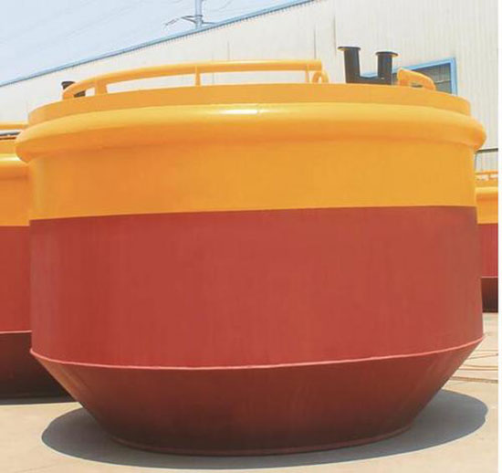 海上鋼制浮筒防腐蝕防銹聚脲噴涂機(圖1) 海上鋼制浮筒